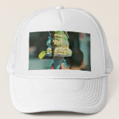 Retro ice cream popsicle trucker pet (Voorkant)