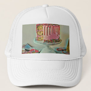 Retro ice cream popsicle trucker pet