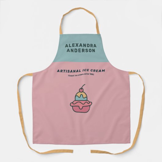 Retro Ice Cream Schort (Voorkant)