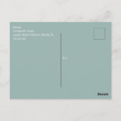 Retro Ice Cream Social Sundae Flyer-uitnodiging Briefkaart (Achterkant)