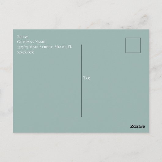 Retro Ice Cream Social Sundae Flyer-uitnodiging Briefkaart (Achterkant)