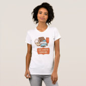 Retro Ice Cream Social T-shirt (Voorkant volledig)