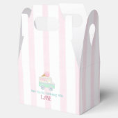Retro Ice Cream Sociale Ice Truck Favor Box Bedankdoosjes (Geopend)