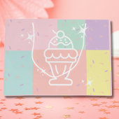 Retro Ice Cream Sundae Gift Bag Groot Cadeauzakje