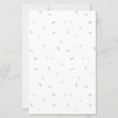 Retro Ice Cream Sundae Vrijgezellenfeest Bingo spe (Achterkant)