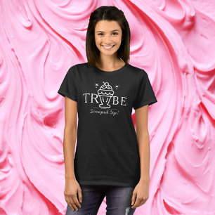 Retro Ice Cream "Tribe" Bruidsmeisje Matching T-shirt