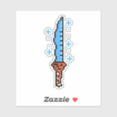 Retro Ice Dagger Sticker (Vel)