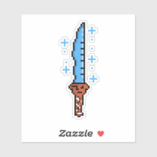 Retro Ice Dagger Sticker (Vel)