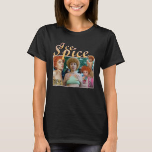 Retro Ice Spice Vrouw Rapper T-shirt