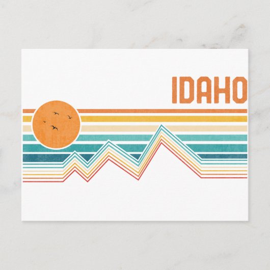 Retro Idaho Boise Nampa Souvenir  buitenshuis Briefkaart (Voorkant)