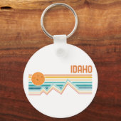 Retro Idaho Boise Nampa Souvenir buitenshuis Sleutelhanger (Voorkant)