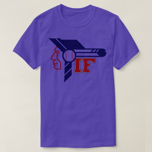 Retro Idaho Herfsten Braves Minor League Baseball  T-shirt (Design voorkant)