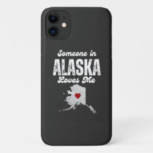 Retro  Iemand in Alaska houdt van me 70s AK Case-Mate iPhone Case