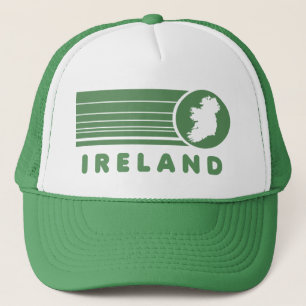 Retro Ierland Groene Trucker Hoed Pet