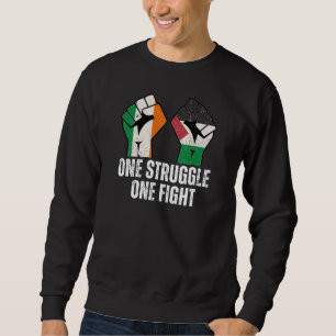 Retro Ierland Palestina Solidariteit Vuist revolut Trui