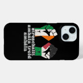 Retro Ierland Palestine Solidariteit Eerste Revolu Case-Mate iPhone Case (Achterkant (horizontaal))