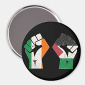 Retro Ierland Palestine Solidariteit Eerste Revolu Magneet (Voorkant / Achterkant)