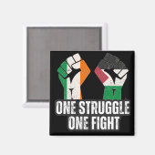 Retro Ierland Palestine Solidariteit Eerste Revolu Magneet (Voorkant / Achterkant)
