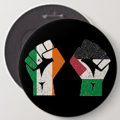 Retro Ierland Palestine Solidariteit Eerste Revolu Ronde Button 6,0 Cm (Voorkant /achterkant)