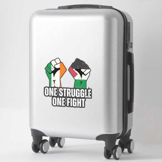 Retro Ierland Palestine Solidariteit Eerste Revolu Sticker (Koffer)
