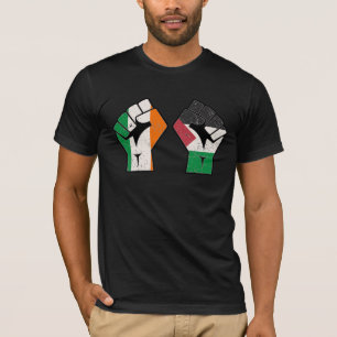 Retro Ierland Palestine Solidariteit Eerste Revolu T-shirt