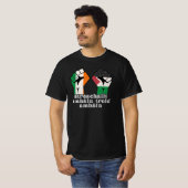 Retro Ierland Palestine Solidariteit Eerste Revolu T-shirt (Voorkant volledig)