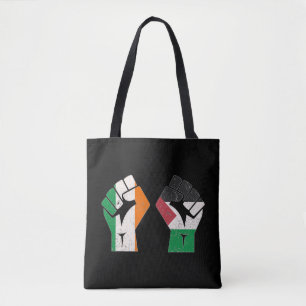 Retro Ierland Palestine Solidariteit Eerste Revolu Tote Bag