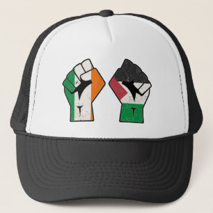 Retro Ierland Palestine Solidariteit Eerste Revolu Trucker Pet