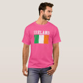 Retro  Ierland - vlag Ierse rots T-shirt (Voorkant volledig)