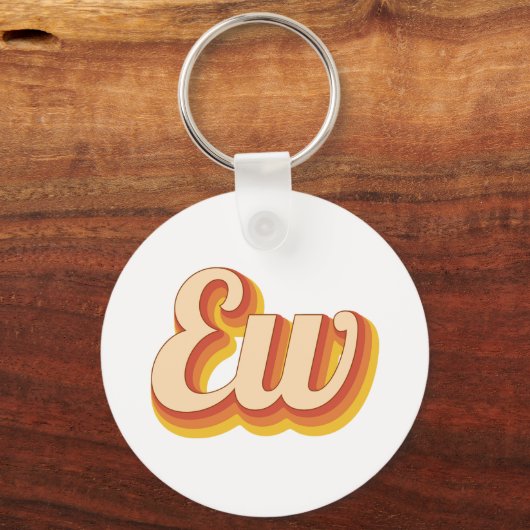 Retro Ieuw Sleutelhanger (Voorkant)