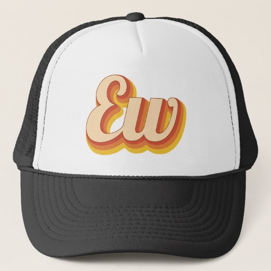 Retro Ieuw Trucker Pet (Voorkant)