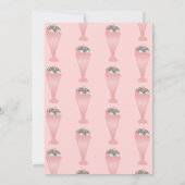 Retro ijs confetti sundae bol    kaart (Achterkant)