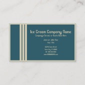 retro-ijs visitekaartje (Achterkant)