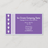 retro-ijs visitekaartje (Achterkant)