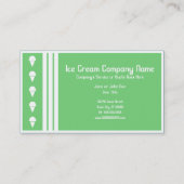 retro-ijs visitekaartje (Achterkant)