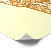 retro-ijskegel poster (Hoek)