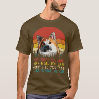 Retro IJslandse herdershond Elke Snack die je ooit T-shirt