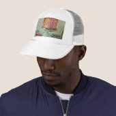 Retro ijslolly trucker pet (In situ)