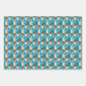 Retro-ijsnevelaars Inpakpapier Vel (Voorkant 3)