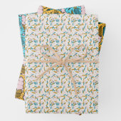 Retro-ijsnevelaars Inpakpapier Vel (In situ)