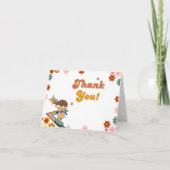 Retro IJsschaatsen Groovy Bedankt (Voorkant)