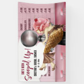 Retro Ijszaak Gescoord Spandoek (Verticaal)