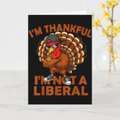 Retro Ik Ben Dankbaar Dat Ik Geen Liberaal Ben Dan Kaart (Gele Bloem)