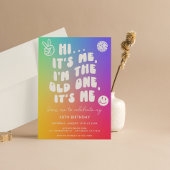 Retro Ik ben de oude op mijn verjaardag Kaart