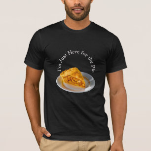Retro Ik ben hier alleen voor de taart T-shirt