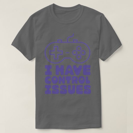 Retro Ik heb controleproblemen T-shirt (Design voorkant)