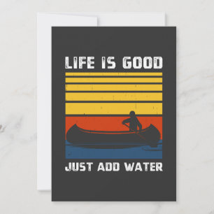 Retro Ik heb een goede paddling nodig Kayaking Kay Kaart