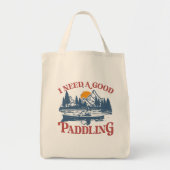 Retro Ik heb een goede paddling nodig Kayaking Kay Tote Bag (Voorkant)