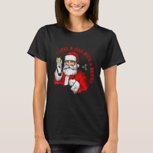 Retro Ik Hou Van Een Man Met Een Baard Schattige K T-shirt