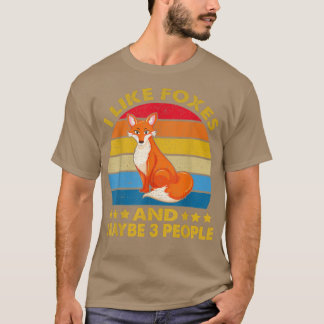 Retro Ik Hou Van Vijanden En Misschien 3 Mensen Bo T-shirt